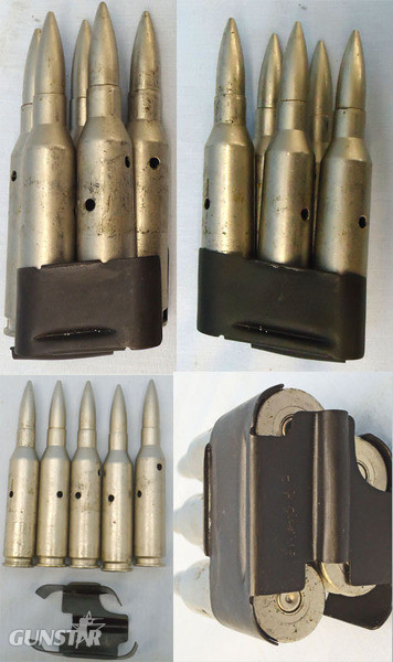  INERT DEACTIVATED. Russian, PRTS 14.5mm Anti-Tank Rifle Clip Of 5 Dummy Rounds. Sn - 20080 INERT DEACTIVATED. Russian, PRTS 14.5mm Anti-Tank Rifle Clip Of 5 Dummy Rounds. Sn - 20080  Other Ammunition