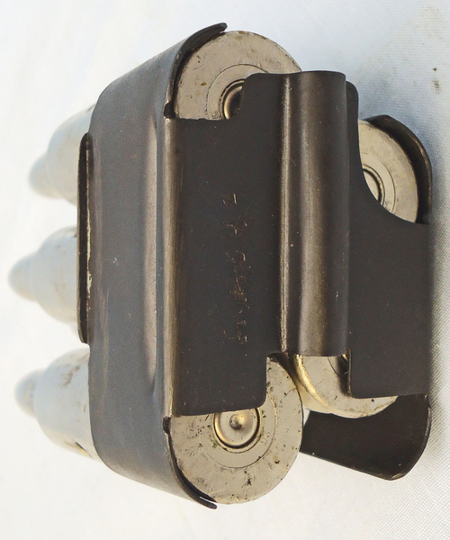INERT DEACTIVATED. Russian, PRTS 14.5mm Anti-Tank Rifle Clip Of 5 Dummy Rounds. Sn - 20080 INERT DEACTIVATED. Russian, PRTS 14.5mm Anti-Tank Rifle Clip Of 5 Dummy Rounds. Sn - 20080  Other Ammunition 