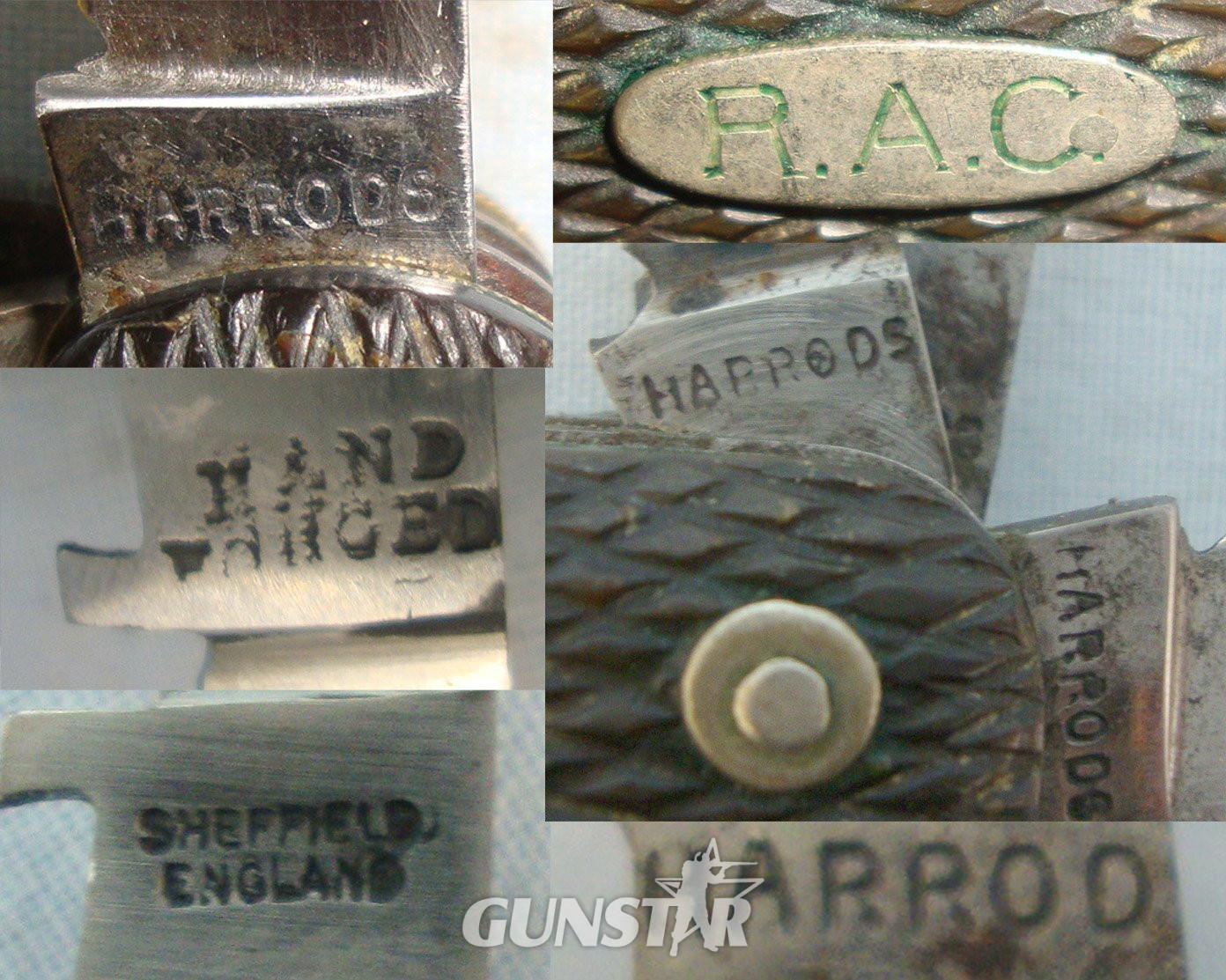 WW1 Era British Royal Automobile Club Volunteer Force (aka \"RAC Corps of Volunteer Motor Drivers\") Officer’s Private Purchase Hand Forged Sheffield Made Folding Multi Blade / Tool Clasp Knife Retailed By Harrods (The Famous Knightsbridge London Store) Knive in 