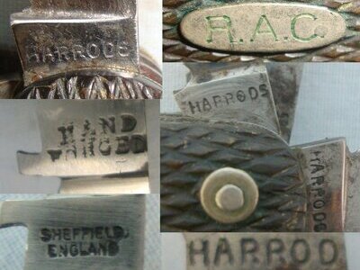 WW1 Era British Royal Automobile Club Volunteer Force (aka \"RAC Corps of Volunteer Motor Drivers\") Officer’s Private Purchase Hand Forged Sheffield Made Folding Multi Blade / Tool Clasp Knife Retailed By Harrods (The Famous Knightsbridge London Store) Knive