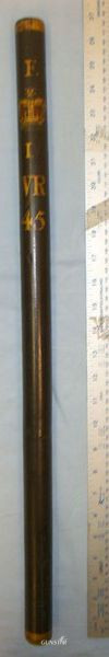 Large Victorian Police/ Magistrates Tip Staff Decorated To Fife (FI), Scotland W Large Victorian Police/ Magistrates Tip Staff Decorated To Fife (FI), Scotland W Other Accessory in 