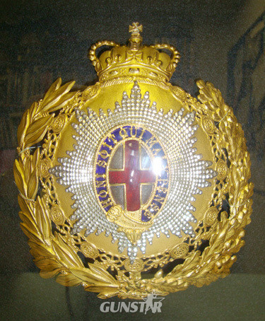 Firmin LIFEGUARDS Officer's Full dress Plumed Helmet Plate by Firmin. W.01. English in  Other Accessory