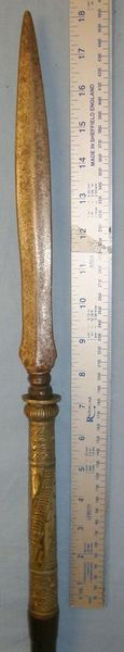 South China Sea Pirate’s Polynesian Pole Arm Spear Recovered By British Master M Other Blade