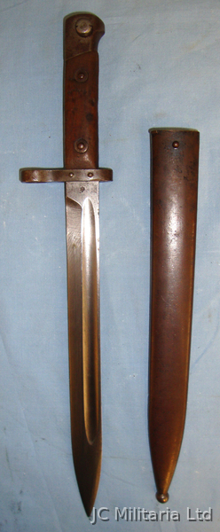  Austrian M1895 Mannlicher Bayonet and Scabbard. BAYO 686. Bayonet