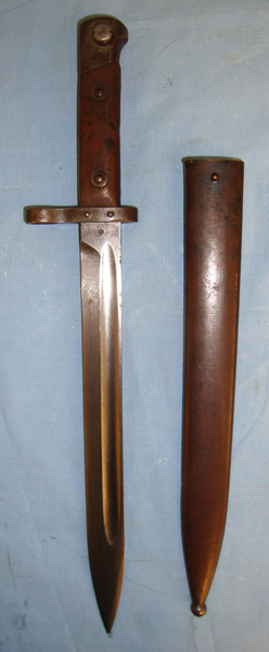 Austrian M1895 Mannlicher Bayonet and Scabbard. BAYO 686. Bayonet