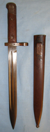 Austrian M1895 Mannlicher Bayonet and Scabbard. BAYO 686. Bayonet