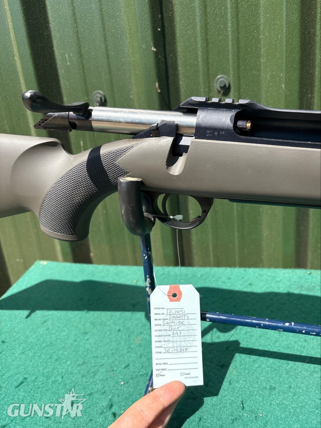 Sabatti Sapphire Bolt Action .243 Rifle in 