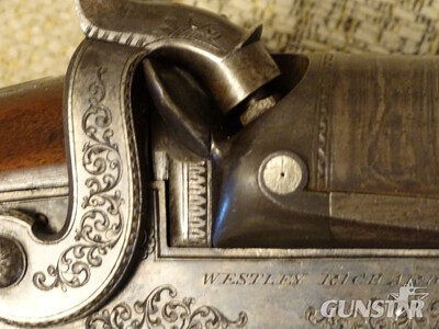 Westley Richards 7 bore double barrel percussion Side By Side 7 Bore/gauge