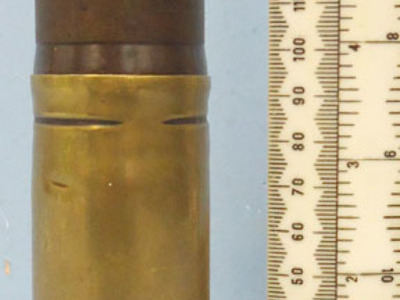 DEACTIVATED INERT. British Unfired Early VSM (Vickers Son and Maxim) 37mm (37 x  DEACTIVATED INERT. British Unfired Early VSM (Vickers Son and Maxim) 37mm (37 x  Antique & Militaria