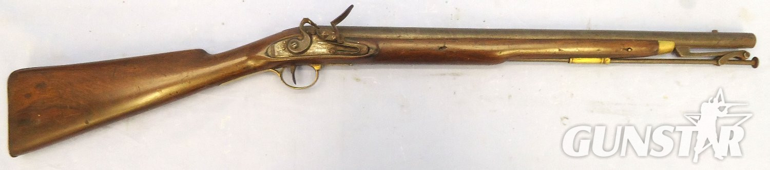 John Rigby Scarce, Dublin, Preventative Water Guard, PWG, (Pre Coastguard), Quality, Rigby of Dublin .650” bore Flintlock Carbine. Sn - 21851:8 Muzzleloader .65 Cal Muzzleloader Rifle - {CATEGORY}