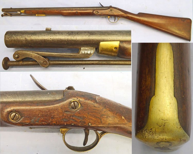 John Rigby Scarce, Dublin, Preventative Water Guard, PWG, (Pre Coastguard), Quality, Rigby of Dublin .650” bore Flintlock Carbine. Sn - 21851:8 Muzzleloader .65 Cal Muzzleloader Rifle