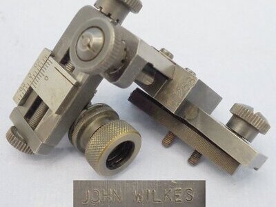 C1980’s John Wilkes ‘Precision’ Target Rifle (Iron) Sights OPT 815. C1980’s John Wilkes ‘Precision’ Target Rifle (Iron) Sights OPT 815.  Sight & Optic