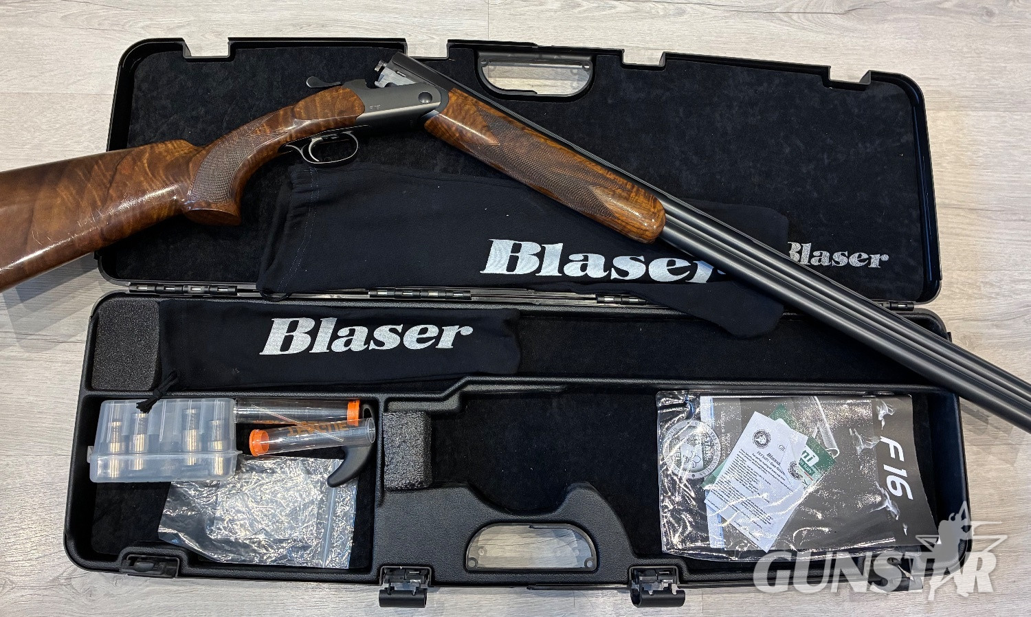 Blaser F16 LH Over and Under 12 Bore/gauge in 