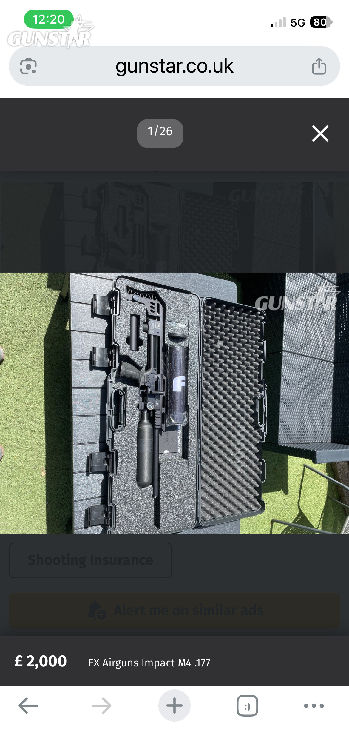 {CATEGORY} - FX Airguns Impact M4 .177 in 