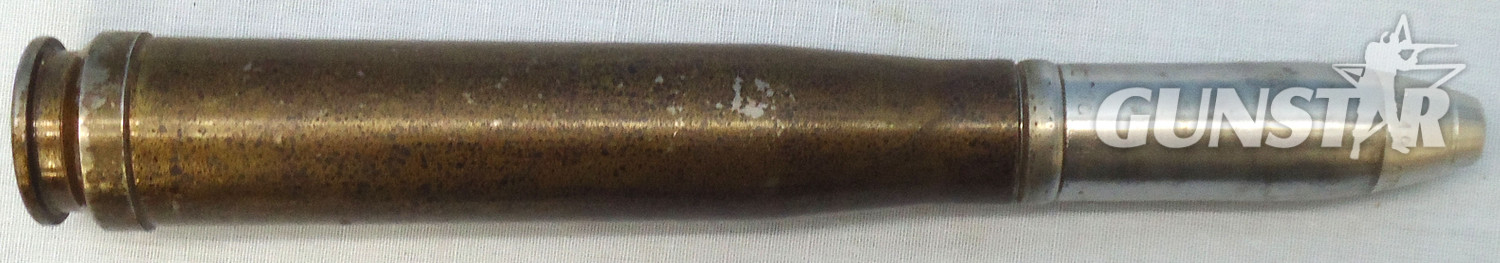 INERT DEACTIVATED. German, WW2, 1944 Dated, 20mm Soluthern (20x138B) (Flak 30 & 38) High Explosive/Trace (HE/T) (Self Destroying) Quarter Sectioned Round. - O 2003 INERT DEACTIVATED. German, WW2, 1944 Dated, 20mm Soluthern (20x138B) (Flak 30 & 38) High Explosive/Trace (HE/T) (Self Destroying) Quarter Sectioned Round. - O 2003  Other Ammunition - {CATEGORY}