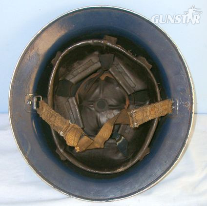 British Police Inspector's Tommy Helmet Marked ‘7’ With Liner & Chinstrap. Home Front, British Police Inspector's Tommy Helmet Marked ‘7’ With Liner & Chin Clothing