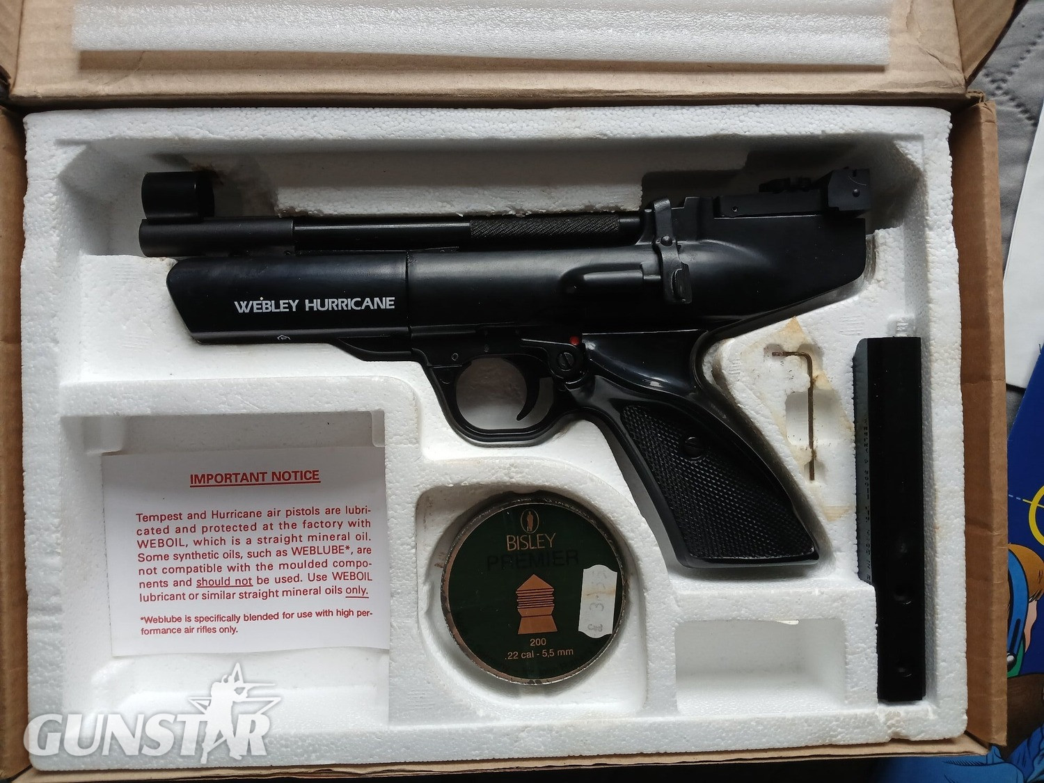 Webley & Scott Hurricane  .22 in 