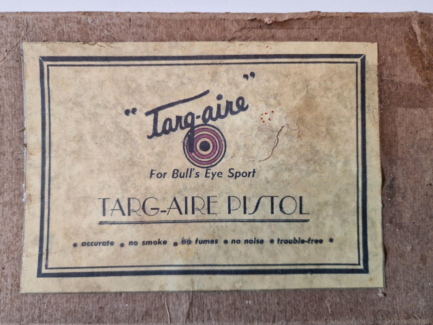 Targe -Air Pistol Co Targe-Aire .22 Calibre Air Pistol .22