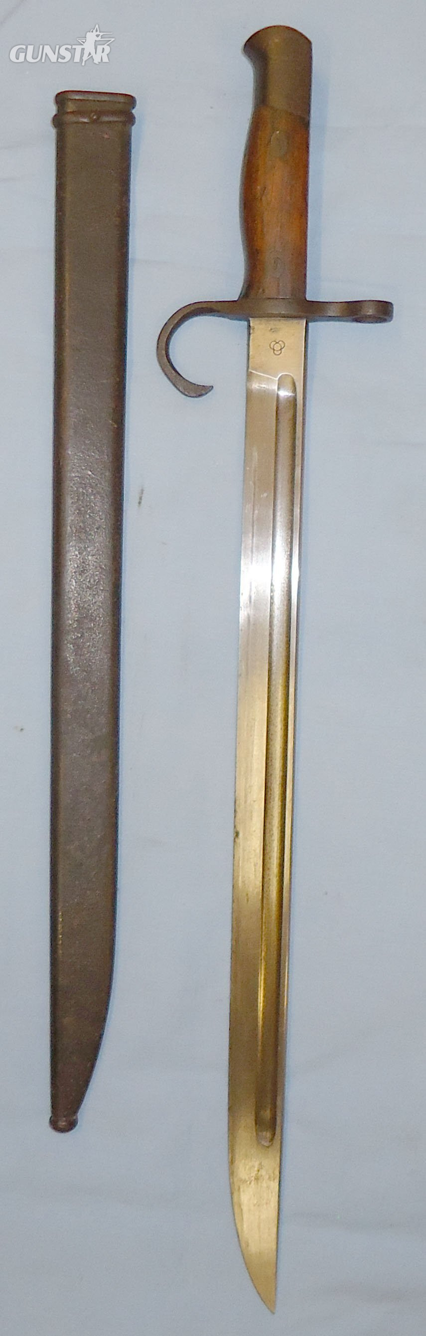  c1936 Type 30 Japanese Bayonet Tokyo Variation A 11th Series and Scabbard. 22024. Bayonet