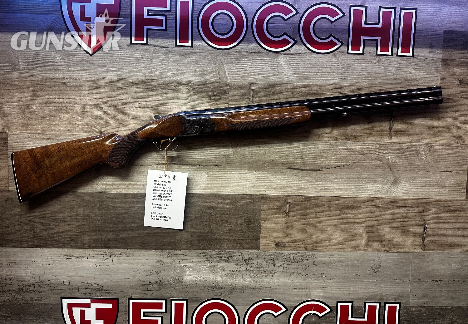 Miroku 800 Over and Under 12 Bore/gauge in 