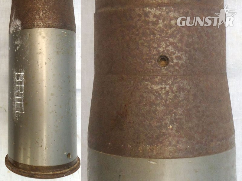  INERT. British 1975 Dated 76mm ARMDC (76.2x230R) L23A1, HE (High Explosive) Weighted DRILL Round For The Scorpion Light Tank and Saladin Armoured Car. Sn - 22846:93 INERT. British 1975 Dated 76mm ARMDC (76.2x230R) L23A1, HE (High Explosive) Weighted DRILL Round For The Scorpion Light Tank and Saladin Armoured Car. Sn - 22846:93  Other Ammunition