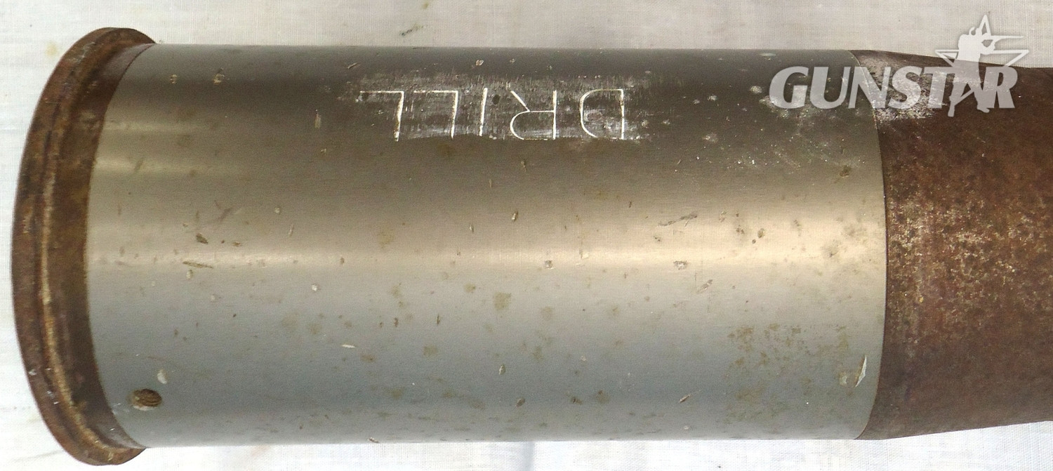 INERT. British 1975 Dated 76mm ARMDC (76.2x230R) L23A1, HE (High Explosive) Weighted DRILL Round For The Scorpion Light Tank and Saladin Armoured Car. Sn - 22846:93 INERT. British 1975 Dated 76mm ARMDC (76.2x230R) L23A1, HE (High Explosive) Weighted DRILL Round For The Scorpion Light Tank and Saladin Armoured Car. Sn - 22846:93  Other Ammunition 