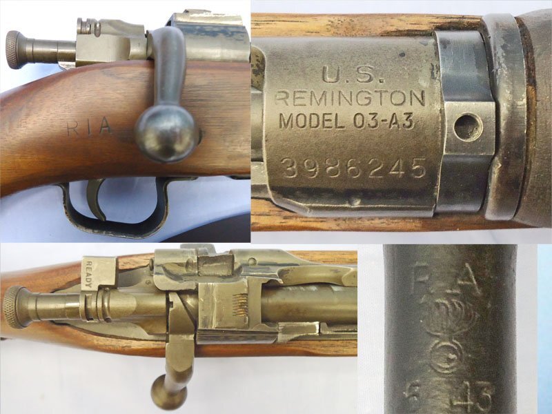  WW2, 1943 Dated, US Army Remington Made, Springfield Model 1903/A3 SNIPERS .30-06 Calibre Bolt Action Rifle. **UK 2012 DEACTIVATION CERTIFICATED.** - D 6050 WW2, 1943 Dated, US Army Remington Made, Springfield Model 1903/A3 SNIPERS .30-06 Calibre Bolt Action Rifle. **UK 2012 DEACTIVATION CERTIFICATED.** - D 6050 Bolt Action .30-06_ Rifle