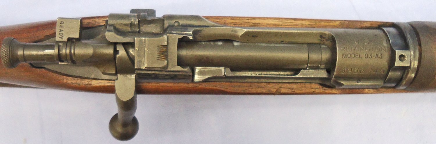 WW2, 1943 Dated, US Army Remington Made, Springfield Model 1903/A3 SNIPERS .30-06 Calibre Bolt Action Rifle. **UK 2012 DEACTIVATION CERTIFICATED.** - D 6050 WW2, 1943 Dated, US Army Remington Made, Springfield Model 1903/A3 SNIPERS .30-06 Calibre Bolt Action Rifle. **UK 2012 DEACTIVATION CERTIFICATED.** - D 6050 Bolt Action .30-06_ Rifle 