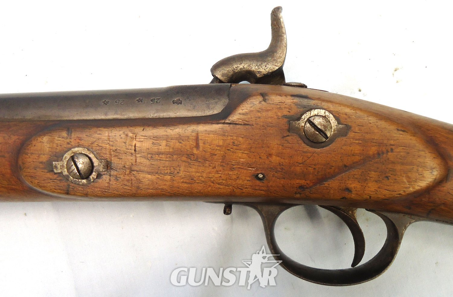 {CATEGORY} - Victorian, British, 1859 Dated, TOWER Pattern 1856, .577 Calibre 2 Band Sergeants 3 Groove Short Antique Rifle. **. Sn 23657 Victorian, British, 1859 Dated, TOWER Pattern 1856, .577 Calibre 2 Band Sergeants 3 Groove Short Antique Rifle. **. Sn 23657 Muzzleloader Various Rifle in 