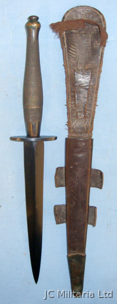 WW2 British WD 2nd Pattern B2 Fairbairn Sykes FS Commando Fighting Knife & Scabb Knive in 