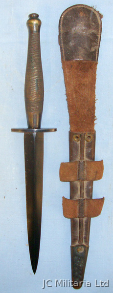  WW2 British WD 2nd Pattern B2 Fairbairn Sykes FS Commando Fighting Knife & Scabb Knive