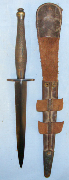  WW2 British WD 2nd Pattern B2 Fairbairn Sykes FS Commando Fighting Knife & Scabb Knive