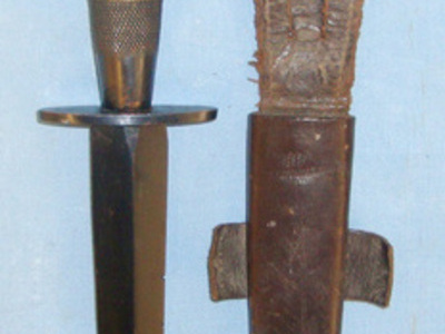 WW2 British WD 2nd Pattern B2 Fairbairn Sykes FS Commando Fighting Knife & Scabb Knive