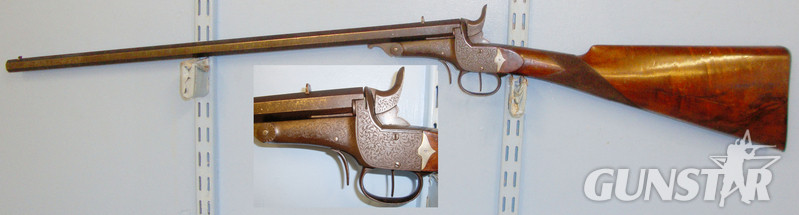E. C. Green C1867 .32 Rim Fire Break Action Rook Rifle By E.C. Green, Cheltenham. A 578. Single Shot .32 Rifle in 