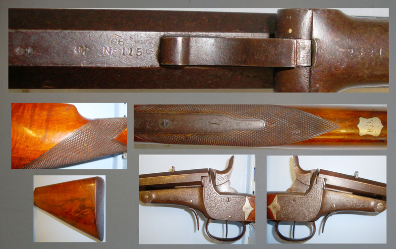 E. C. Green C1867 .32 Rim Fire Break Action Rook Rifle By E.C. Green, Cheltenham. A 578. Single Shot .32 Rifle
