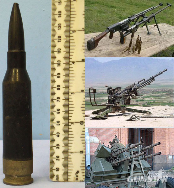 INERT. Russian 14.5x114, 14.5mm PTRD & PTRS Anti-Tank Rifle & KPV Heavy Machine Gun Drill Round. - O 1865 INERT. Russian 14.5x114, 14.5mm PTRD & PTRS Anti-Tank Rifle & KPV Heavy Machine Gun Drill Round. - O 1865  Other Ammunition in 