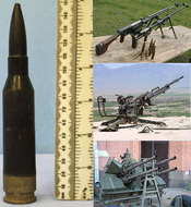 INERT. Russian 14.5x114, 14.5mm PTRD & PTRS Anti-Tank Rifle & KPV Heavy Machine Gun Drill Round. - O 1865 INERT. Russian 14.5x114, 14.5mm PTRD & PTRS Anti-Tank Rifle & KPV Heavy Machine Gun Drill Round. - O 1865  Other