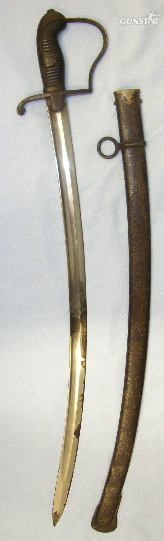  WW1 1916 Imperial German Mannschaften (other ranks) Field Artillery Sword By Weyersberg Kirschbaum & Cie (WKC) Solingen & Scabbard. Sn 22954 Sword