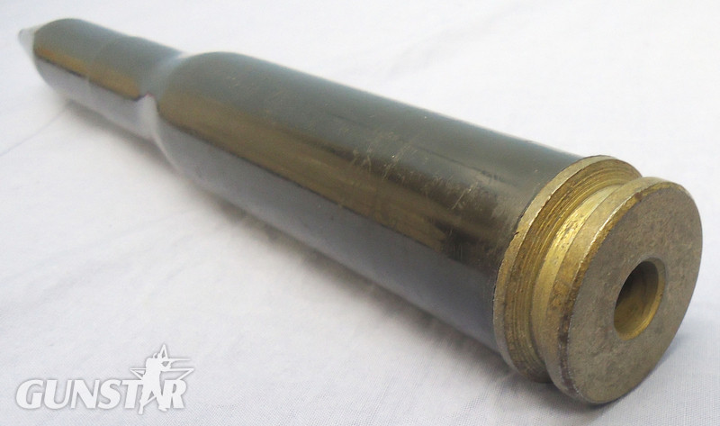  INERT. Russian 23x152B 23mm VYa, ZSU and ZSU-23-4 ShilkaAnti-Aircraft Gun Drill Round. - O 1864 INERT. Russian 23x152B 23mm VYa, ZSU and ZSU-23-4 ShilkaAnti-Aircraft Gun Drill Round. - O 1864  Other Ammunition