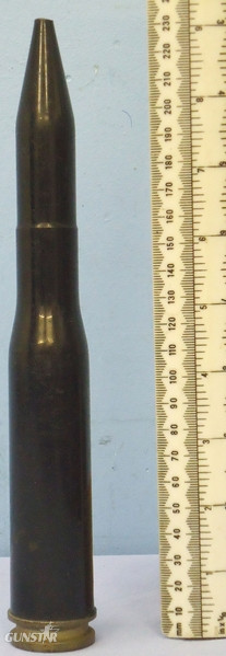 INERT. Russian 23x152B 23mm VYa, ZSU and ZSU-23-4 ShilkaAnti-Aircraft Gun Drill Round. - O 1864 INERT. Russian 23x152B 23mm VYa, ZSU and ZSU-23-4 ShilkaAnti-Aircraft Gun Drill Round. - O 1864  Other Ammunition - {CATEGORY} in 