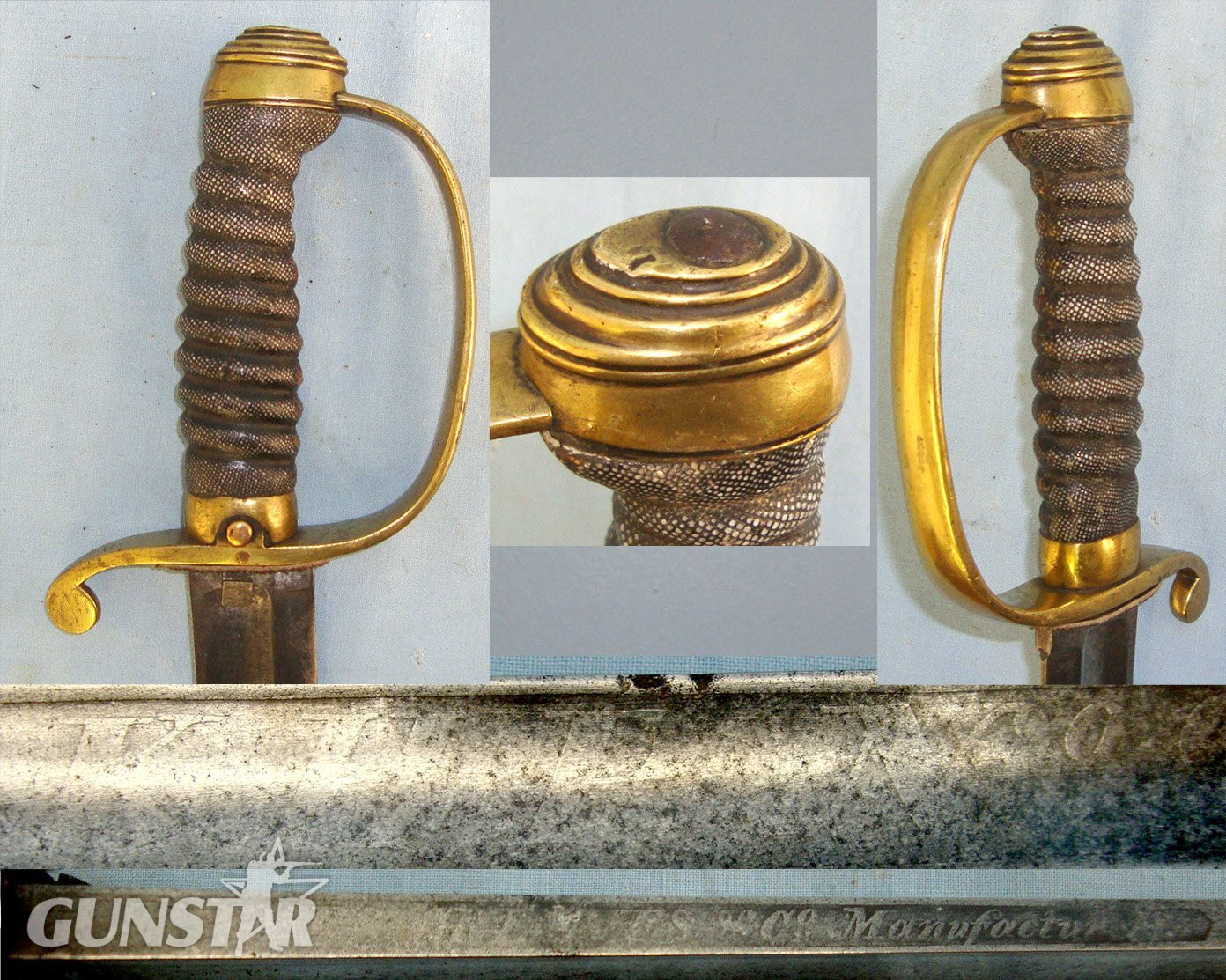 RARE**C1887 Victorian Greaves & Co Kings Head Police Station, Chingford Kent Weapon Number 9 Police Constabulary Sword Hanger With Etched Blade ‘KHP No.9’ & Scabbard. ED 2562 Sword