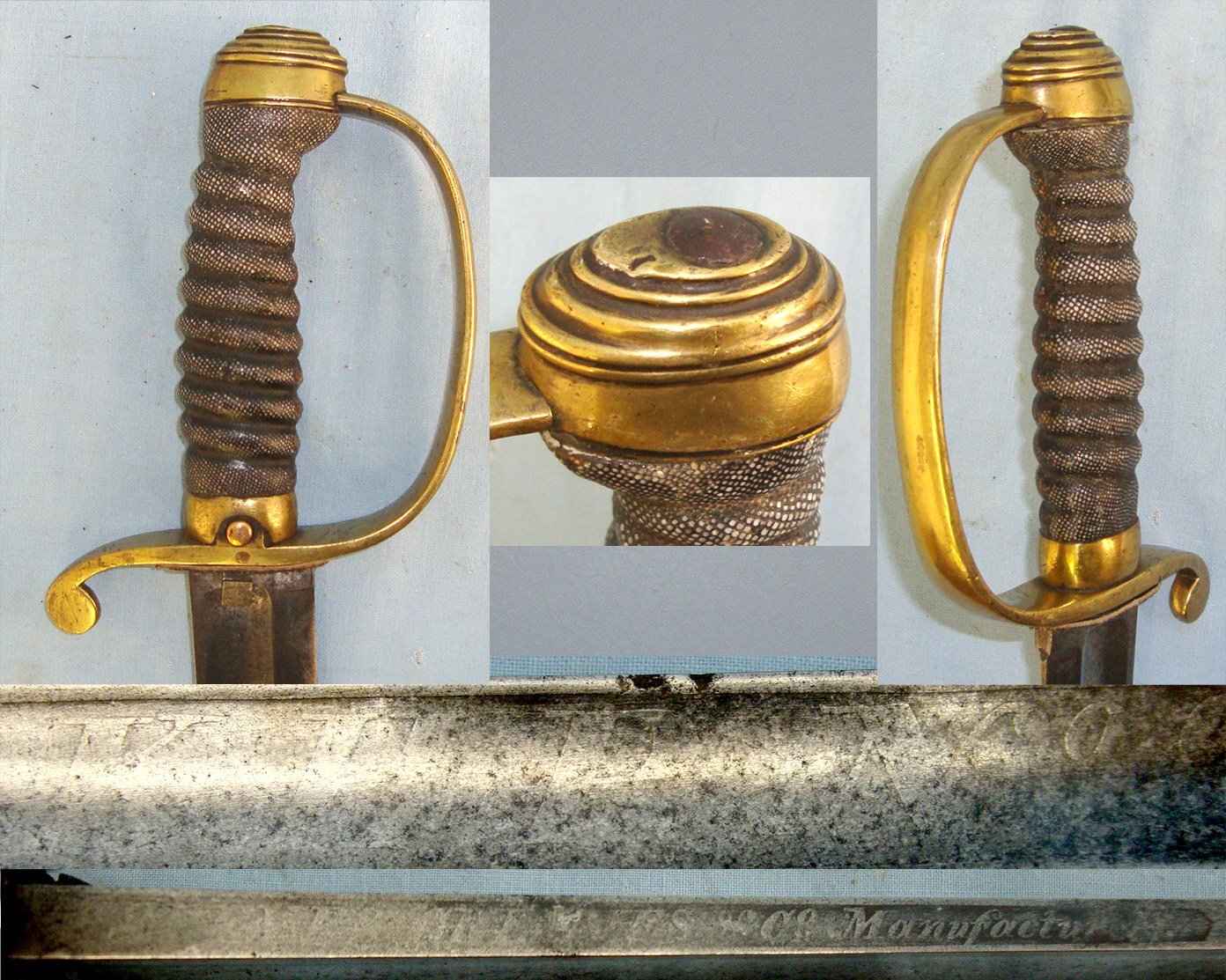 RARE**C1887 Victorian Greaves & Co Kings Head Police Station, Chingford Kent Weapon Number 9 Police Constabulary Sword Hanger With Etched Blade ‘KHP No.9’ & Scabbard. ED 2562 Sword