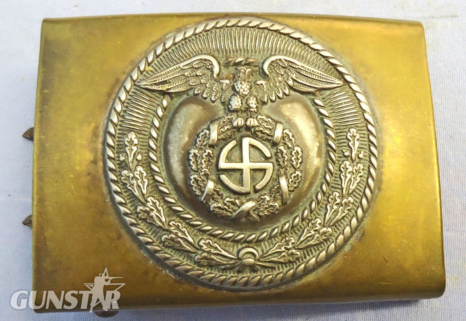 Germany, Third Reich, SA Enlisted Personnel 2 Piece Belt Buckle, Early Sunwheel Swastika Version. Sn - 12725 Germany, Third Reich, SA Enlisted Personnel 2 Piece Belt Buckle, Early Sunwheel Swastika Version. Sn - 12725 Antique & Militaria in 