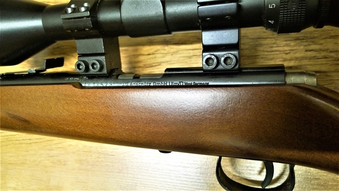 J.G. Anschütz 1451 Bolt Action .22 Rifle 