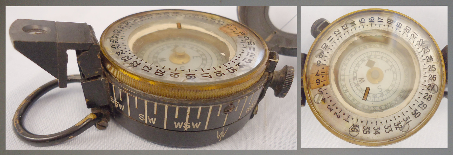 WWII Dated 1940 MKIII British Prismatic Marching Compass by TG And Co. MISC 876. WWII Dated 1940 MKIII British Prismatic Marching Compass by TG And Co. MISC 876. Antique & Militaria