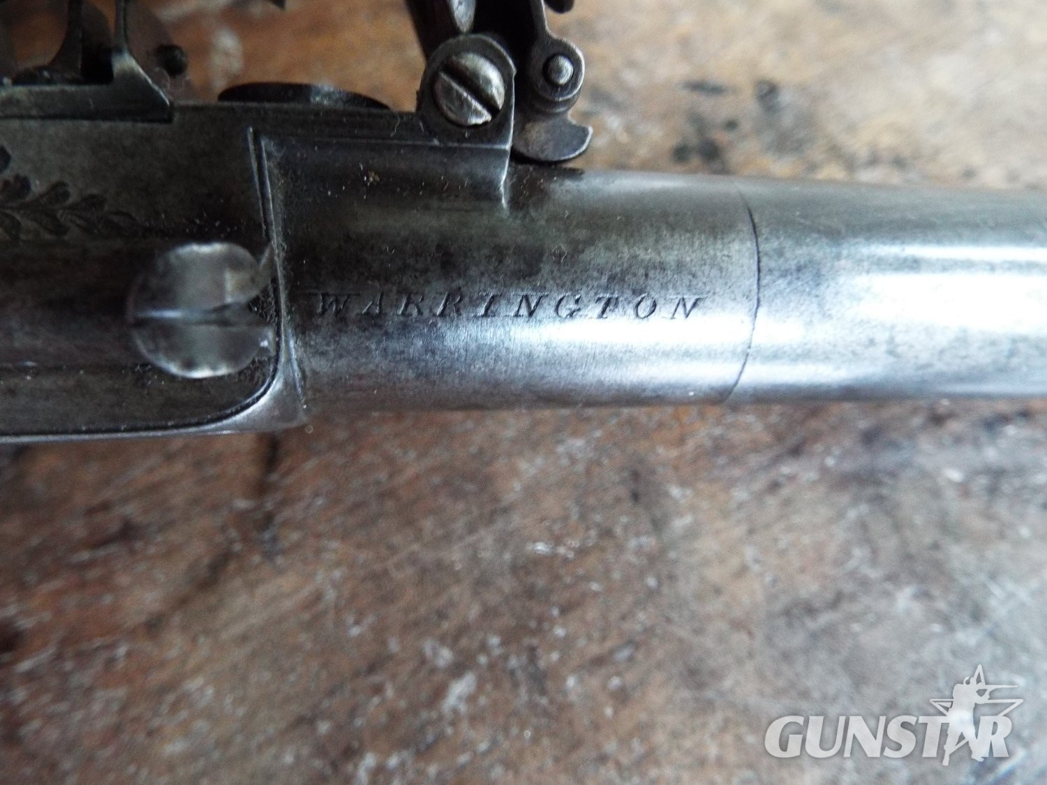 E. & G. Higham Flintlock Pocket Bayonet Pistol .38 Muzzleloader - {CATEGORY}