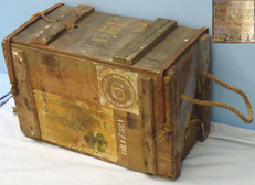 400 Round Empty Wooden Ammunition Box Originally Containing 400 Rounds Of 12 Bor 400 Round Empty Wooden Ammunition Box Originally Containing 400 Rounds Of 12 Bor Antique & Militaria