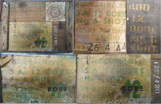  400 Round Empty Wooden Ammunition Box Originally Containing 400 Rounds Of 12 Bor 400 Round Empty Wooden Ammunition Box Originally Containing 400 Rounds Of 12 Bor Antique & Militaria