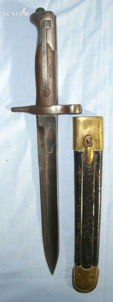 Italian Model 1870 Carcano Rifle Knife Bayonet Bayonet in 