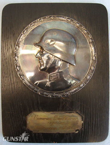 Unserem Zugfuhrer (Our Leader) 1/J.R.47\\\\ Commemorative Wall Plaque To \\\'Unserem Zugfuhrer\\\' (Our Leader) 1/J.R.47 Other Accessory in 